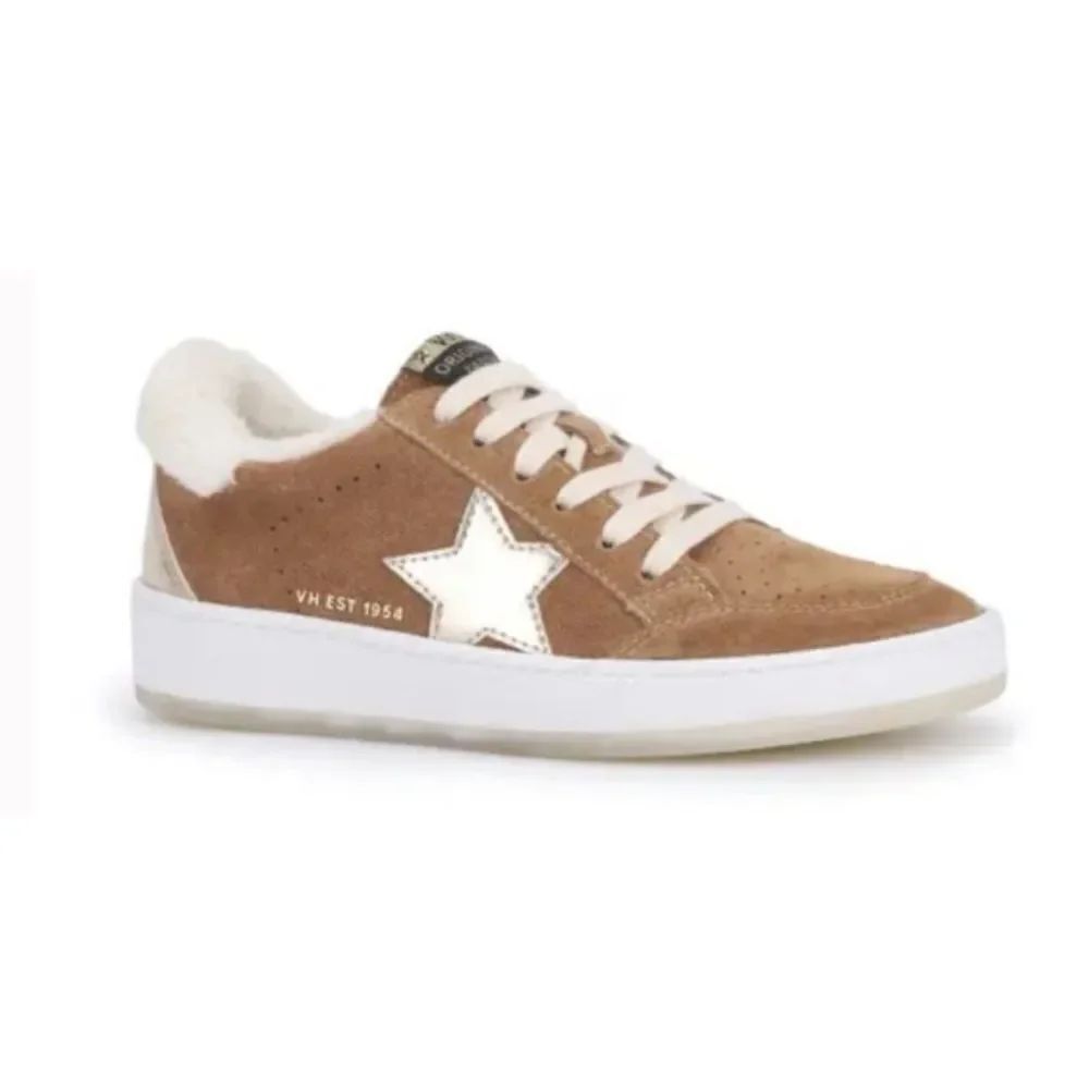 Vintage Havana Belen Chestnut Suede Sneakers Size 8/ Exellent